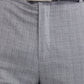 Raymond Grey Checks Slim Fit Polyester Blend Trouser