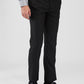 Raymond Brown Checks Slim Fit Polyester Blend Trouser