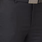 Raymond Men Black Slim Fit Structured Trouser