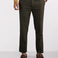 Raymond Green Solid Slim Fit Polyester Blend Trouser