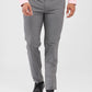 Raymond Grey Structure Slim Fit Polyester Blend Trouser