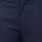 Raymond Men Blue Slim Fit Structured Trouser