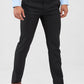 Raymond Black Structure Slim Fit Polyester Blend Trouser