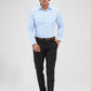 Raymond Black Structure Slim Fit Polyester Blend Trouser