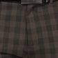 Raymond Men Brown Slim Fit Checks Trouser