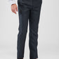 Raymond Blue Structure Slim Fit Polyester Blend Trouser