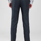 Raymond Blue Structure Slim Fit Polyester Blend Trouser