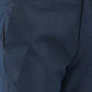 Raymond Blue Structure Slim Fit Polyester Blend Trouser