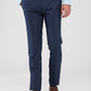 Raymond Blue Checks Slim Fit Polyester Blend Trouser