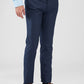 Raymond Blue Checks Slim Fit Polyester Blend Trouser