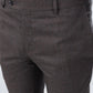 Raymond Men Brown Slim Fit Checks Trouser