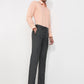 Raymond Men Grey Slim Fit Checks Trouser