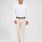 Raymond Khaki Structure Slim Fit Polyester Blend Trouser