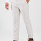 Raymond Grey Structure Slim Fit Polyester Blend Trouser