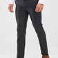 Raymond Grey Structure Slim Fit Polyester Blend Trouser