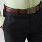 Raymond Men Blue Checks Slim Fit Polyester Blend Trouser