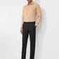 Raymond Men Maroon Slim Fit Structure Trouser