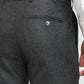 Raymond Men Grey Slim Fit Structure Trouser