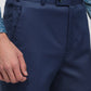 Raymond Men Blue Slim Fit Solid Trouser