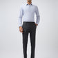Raymond Men Grey Slim Fit Checks Trouser