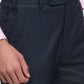 Raymond Men Blue Slim Fit Structure Trouser
