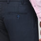 Raymond Men Blue Slim Fit Structure Trouser