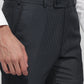 Raymond Men Blue Slim Fit Checks Trouser