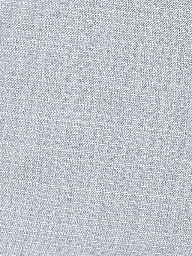 Raymond Blue Checks Contemporary Fit Polyester Blend Trouser