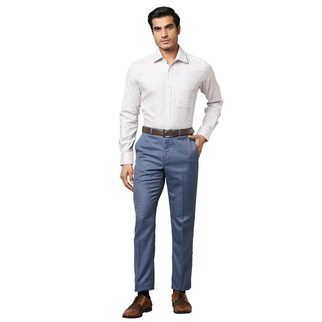 Raymond Dark Brown Trousers