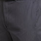 Raymond Grey Solid Contemporary Fit Terylene Blend Trouser