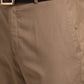 Raymond Khaki Solid Contemporary Fit Terylene Blend Trouser