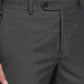 Raymond Men Grey Contemporary Fit Solid Trouser