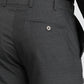 Raymond Men Grey Contemporary Fit Solid Trouser