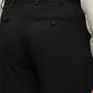 Raymond Men Black Contemporary Fit Solid Trouser
