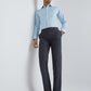 Men Contemporary Fit Grey Trouser