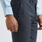 Men Contemporary Fit Grey Trouser