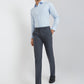 Men Contemporary Fit Blue Trouser