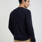 Men Regular Fit Black Sweater