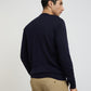 Men Regular Fit Teal Sweater