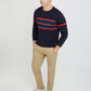 Men Regular Fit Black Sweater