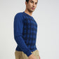 Men Regular Fit Maroon Sweater