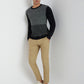 Men Regular Fit Grey Sweater