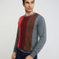 Men Regular Fit Grey Sweater