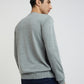 Men Regular Fit White Sweater