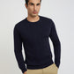 Men Regular Fit Maroon Sweater