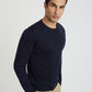 Men Regular Fit Maroon Sweater