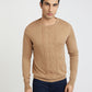 Men Regular Fit Green Sweater