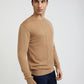 Men Regular Fit Green Sweater