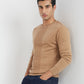 Men Regular Fit Green Sweater