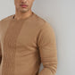 Men Regular Fit Green Sweater